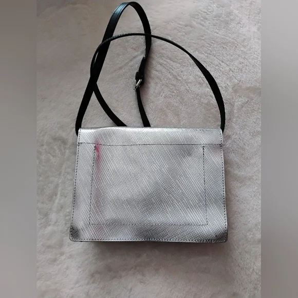 GUM Gianni Chiarini Design - Metallic Silver Shoulder//Clutch Bag - Star Detail - Picture 4 of 9